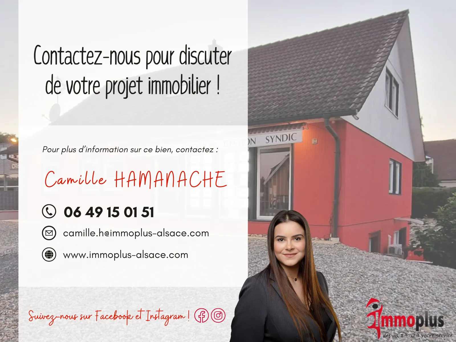 Appartement F5 traversant avec balcons et parking à Rixheim 