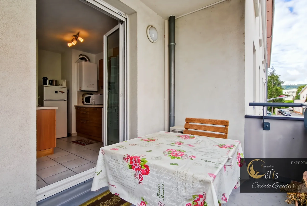 Appartement T3 récent avec balcon et garage à Bourgoin-Jallieu, 65m², idéalement situé 