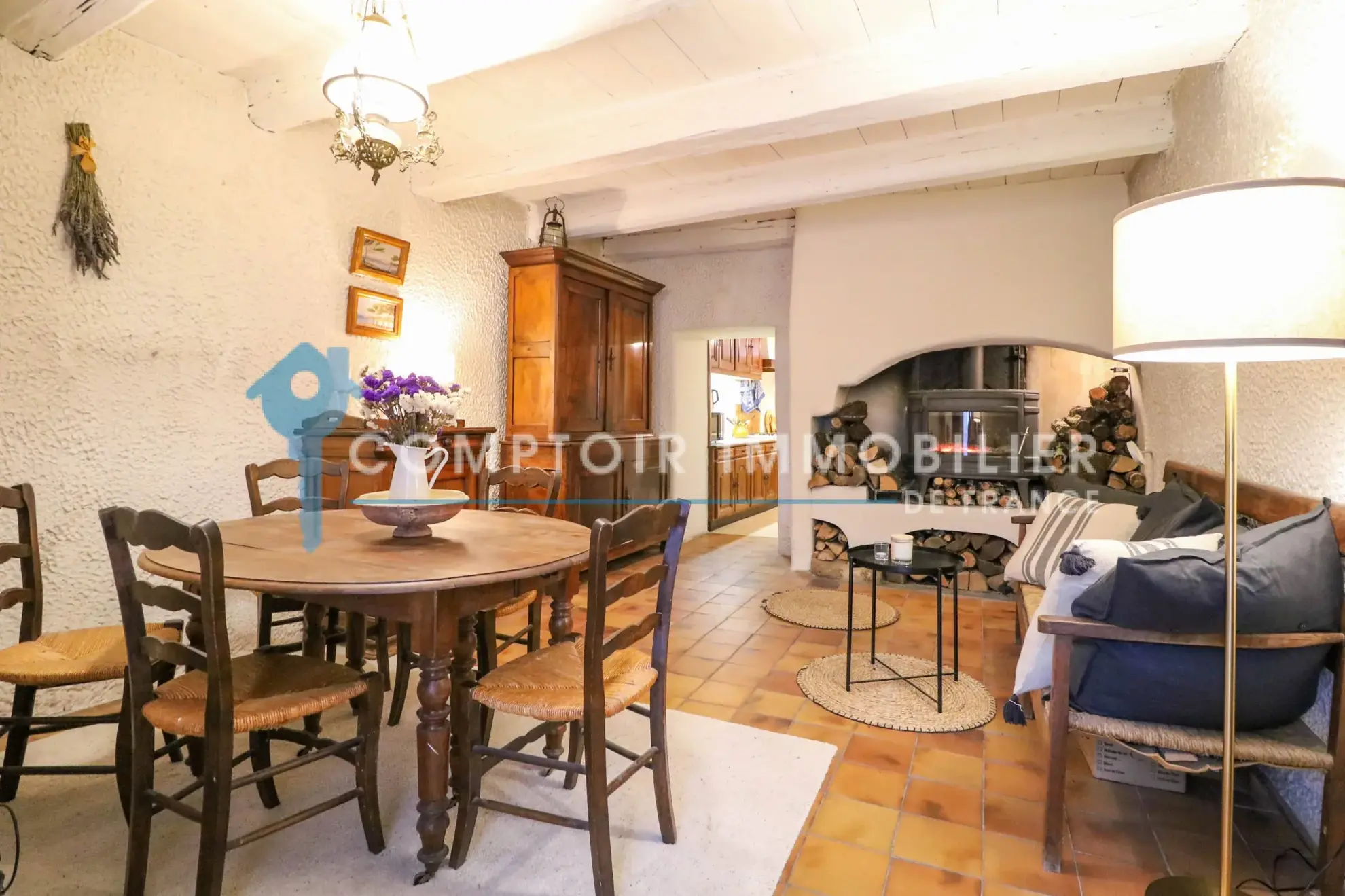 Maison de village avec vue panoramique à 15 km d’Uzès, charme historique et confort moderne 