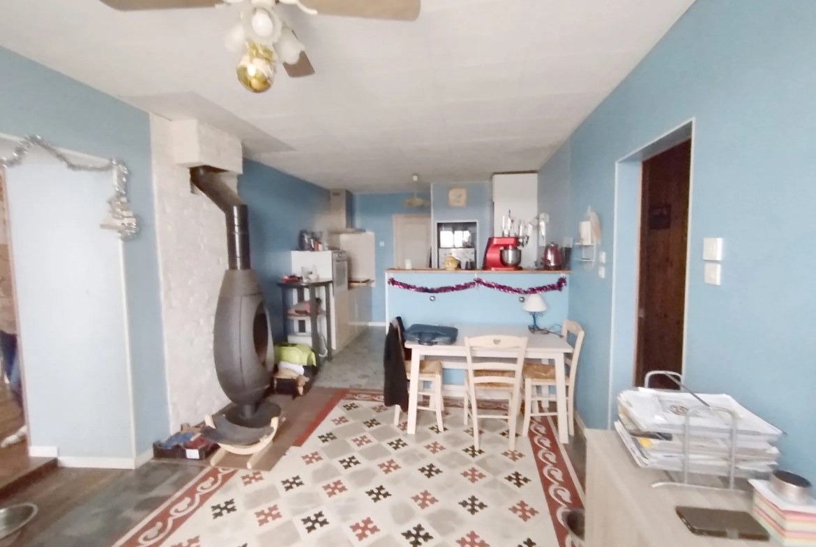 Maison de village 140m2 avec vue sur les montagnes du Jura à Saint Julien 