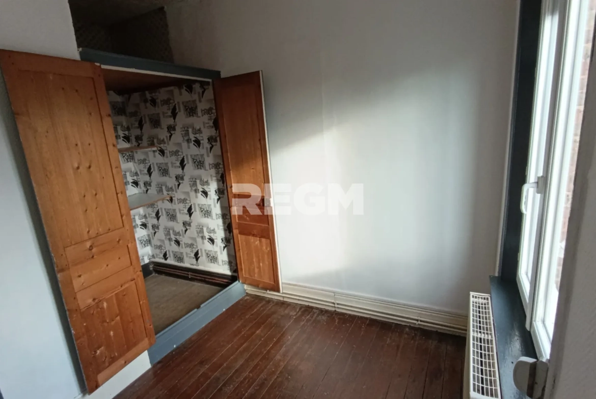 Maison à rénover de 74 m² à Rue (80120) avec garage et grenier aménageable 