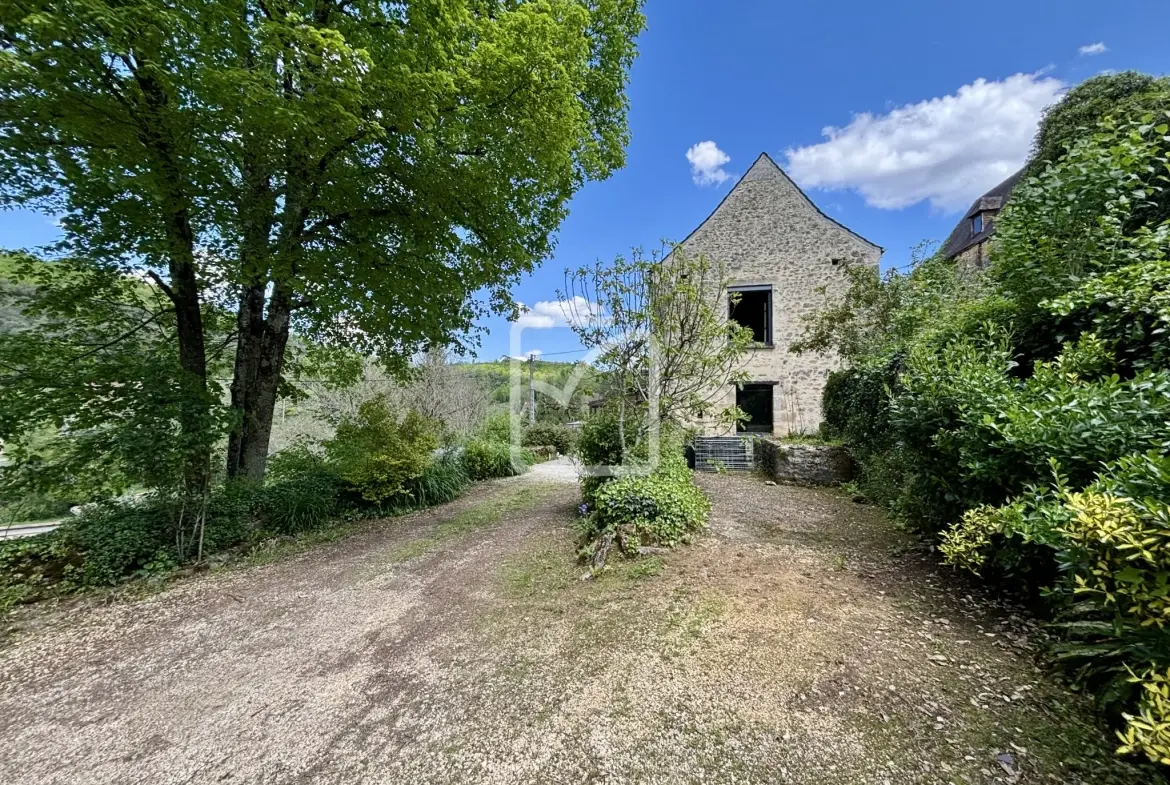 Charmante maison en pierre avec jardin spacieux à Grolejac proche Sarlat 