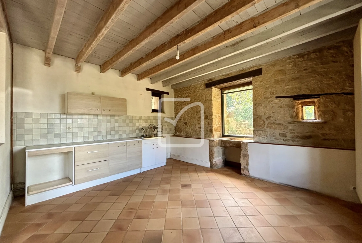 Charmante maison en pierre avec jardin spacieux à Grolejac proche Sarlat 
