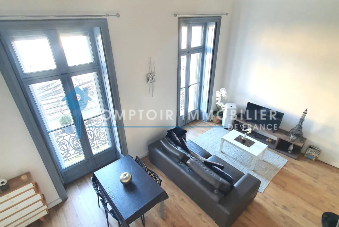 Appartement duplex de 42 m² à Montpellier Gambetta, idéal pour investissement ou pied-à-terre 