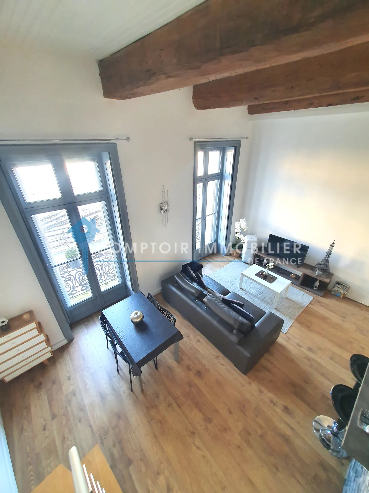 Appartement duplex de 42 m² à Montpellier Gambetta, idéal pour investissement ou pied-à-terre 