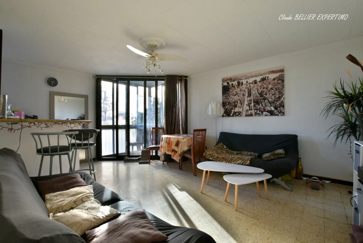 Appartement T4 de 80 m² avec parking et cave à Marseille 13ème - Résidence sécurisée 