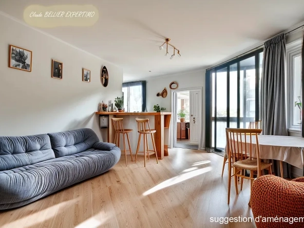 Appartement T4 de 80 m² avec parking et cave à Marseille 13ème - Résidence sécurisée