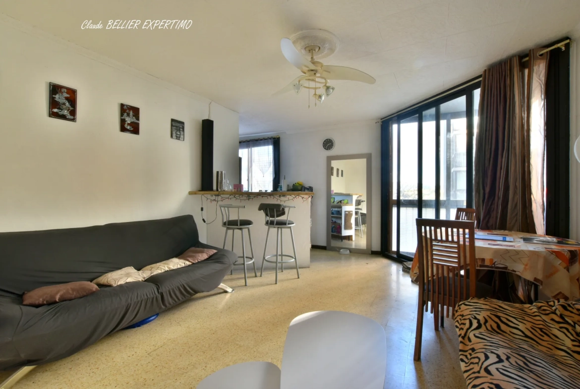 Appartement T4 de 80 m² avec parking et cave à Marseille 13ème - Résidence sécurisée 