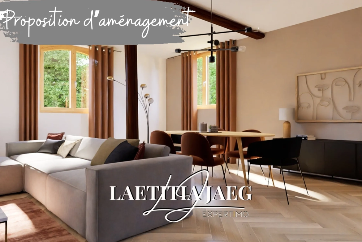 Appartement 4 pièces à Kogenheim avec véranda de 23 m² à vendre 