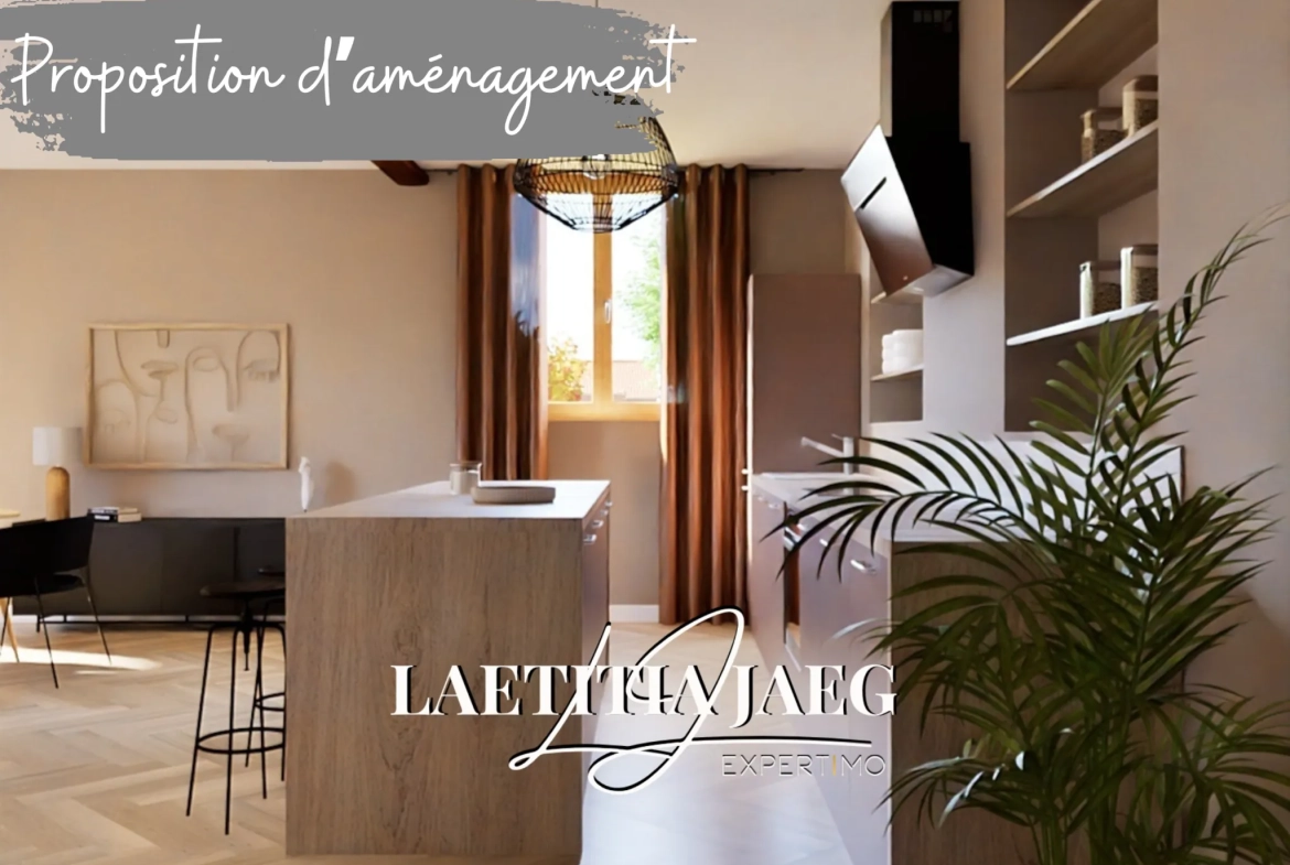 Appartement 4 pièces à Kogenheim avec véranda de 23 m² à vendre 