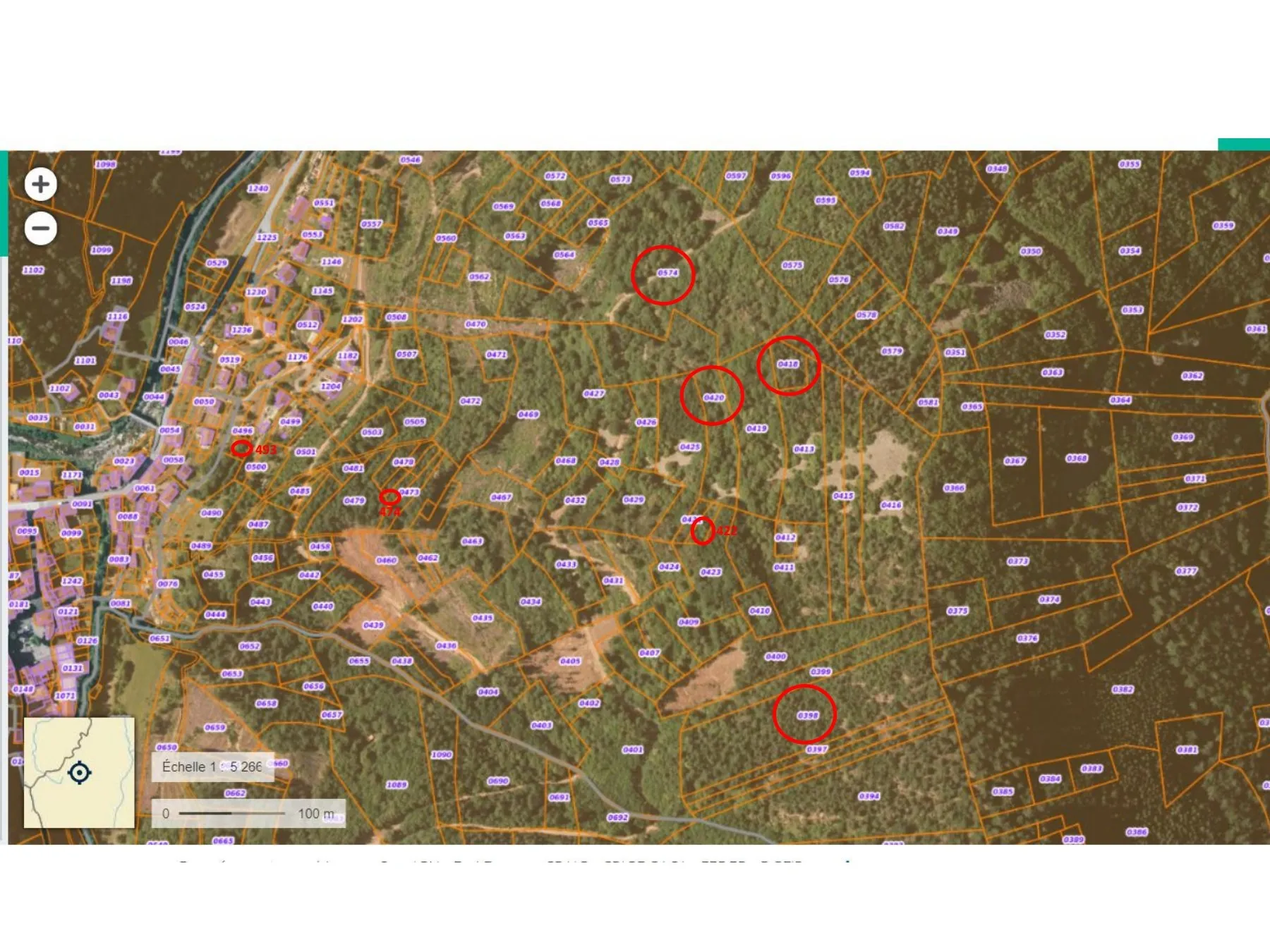Terrain agricole à Dornas de plus de 5,8 ha, idéal pour projets ruraux 