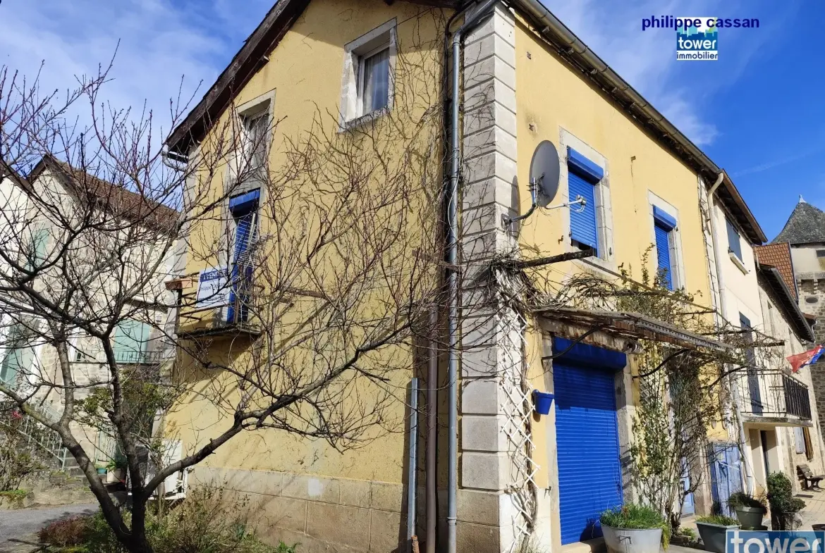 Maison de village à Monteils (12200) – 69 m² avec terrain et garage 