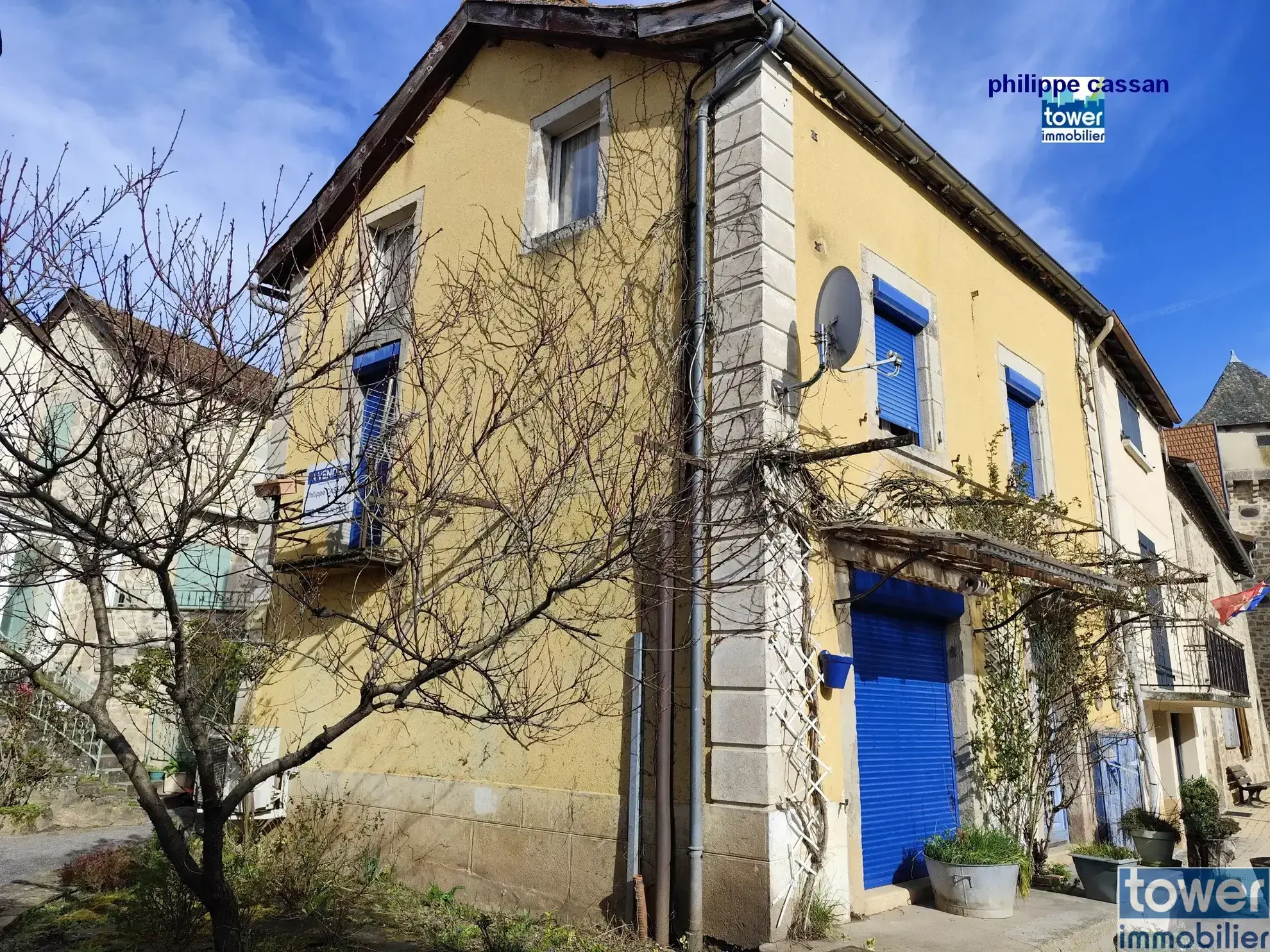 Maison de village à Monteils (12200) – 69 m² avec terrain et garage 