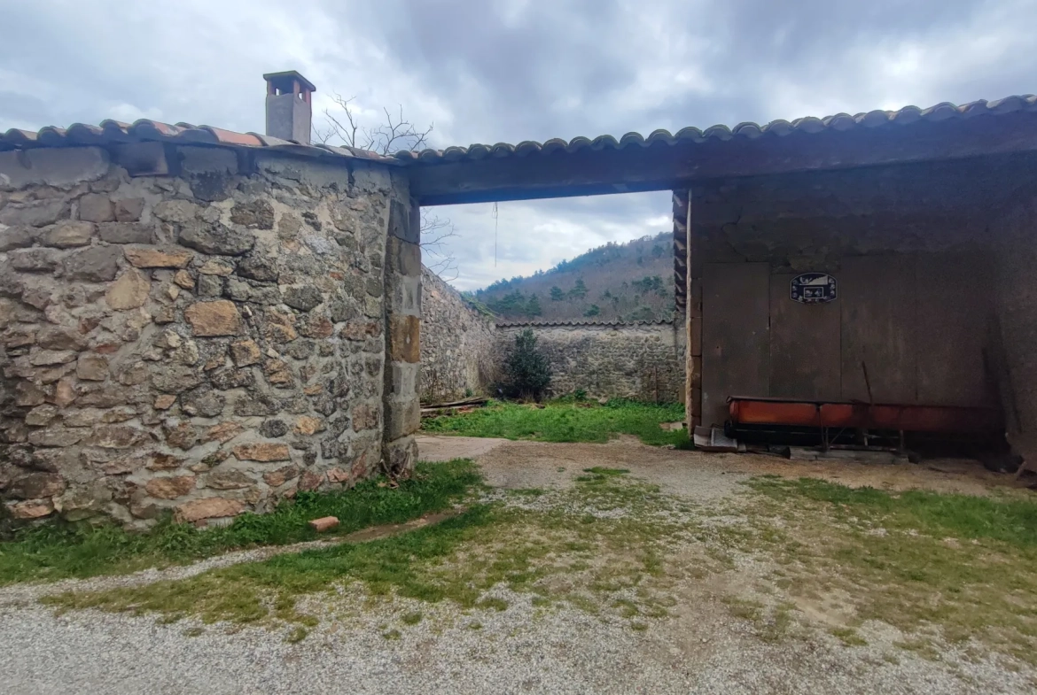 Opportunité immobilière à Champis : bâtiment à rénover avec grand terrain 