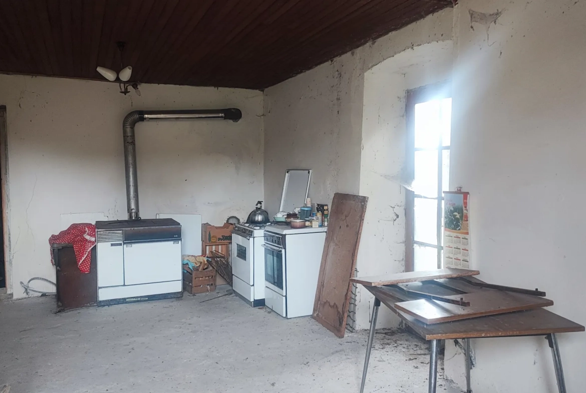 Opportunité immobilière à Champis : bâtiment à rénover avec grand terrain 