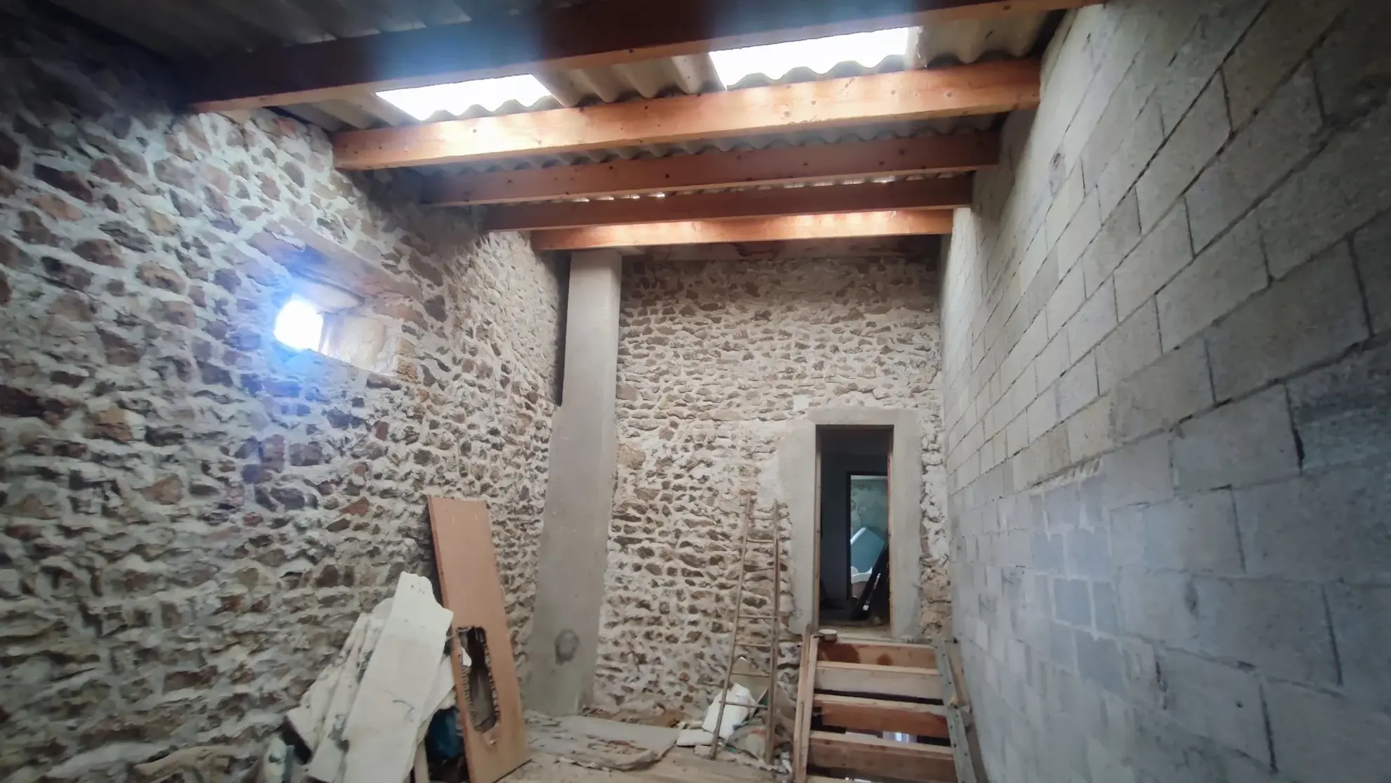 Opportunité immobilière à Champis : bâtiment à rénover avec grand terrain 