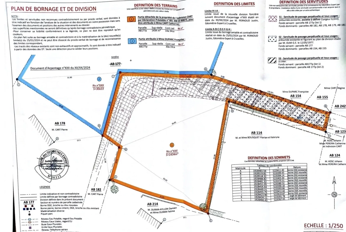 Terrain constructible de 1434 m² avec vue dégagée à Pougny 