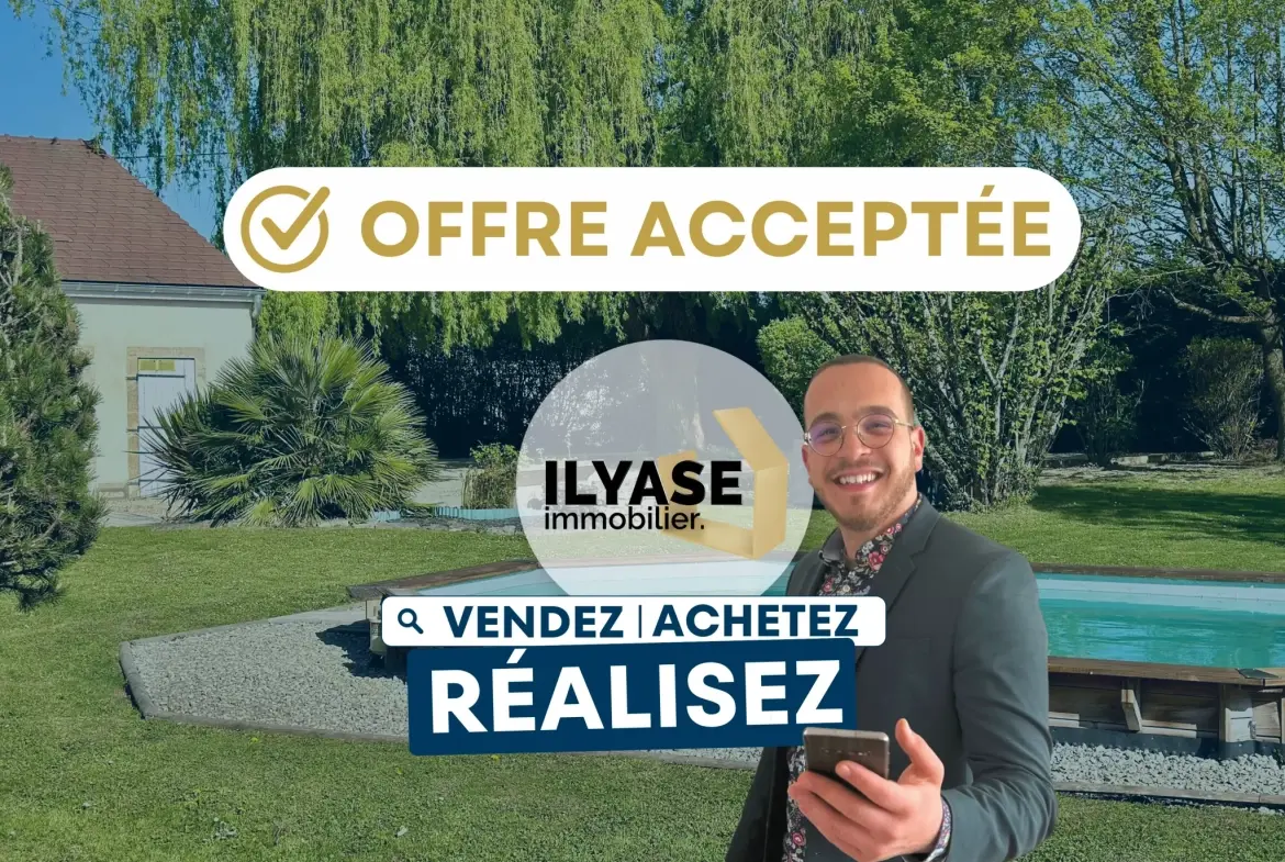 Maison de 130 m² avec piscine et garage à Allériot, proche Chalon-sur-Saône 