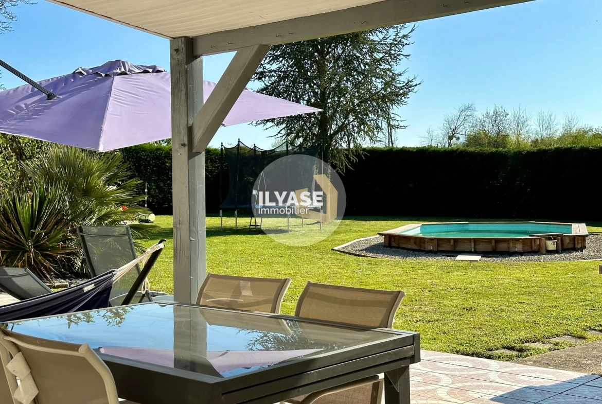 Maison de 130 m² avec piscine et garage à Allériot, proche Chalon-sur-Saône 