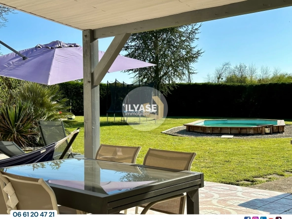 Maison de 130 m² avec piscine et garage à Allériot, proche Chalon-sur-Saône 