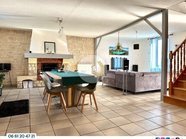 Maison de 130 m² avec piscine et garage à Allériot, proche Chalon-sur-Saône 