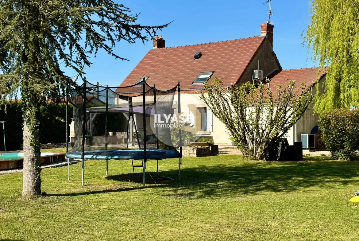 Maison de 130 m² avec piscine et garage à Allériot, proche Chalon-sur-Saône 