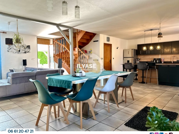 Maison de 130 m² avec piscine et garage à Allériot, proche Chalon-sur-Saône 