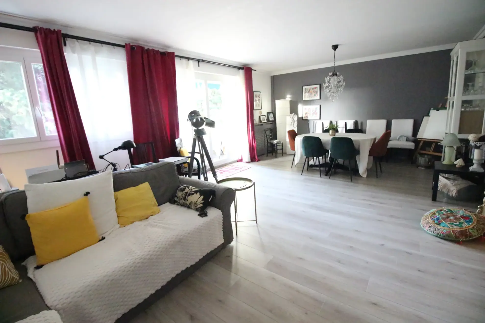 Bel appartement 3 pièces avec vue sur parc à Montpellier 