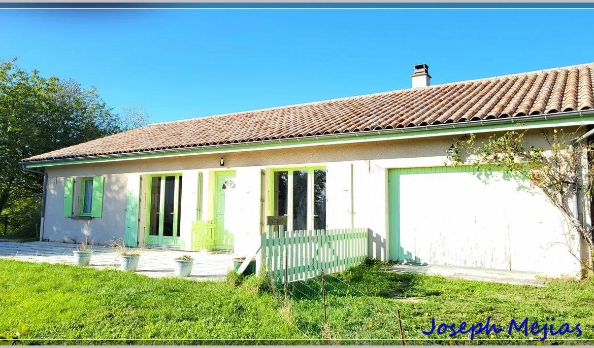Maison de plain-pied à vendre à Saint Apollinaire de Rias, 2 chambres, terrain de 2000 m² 