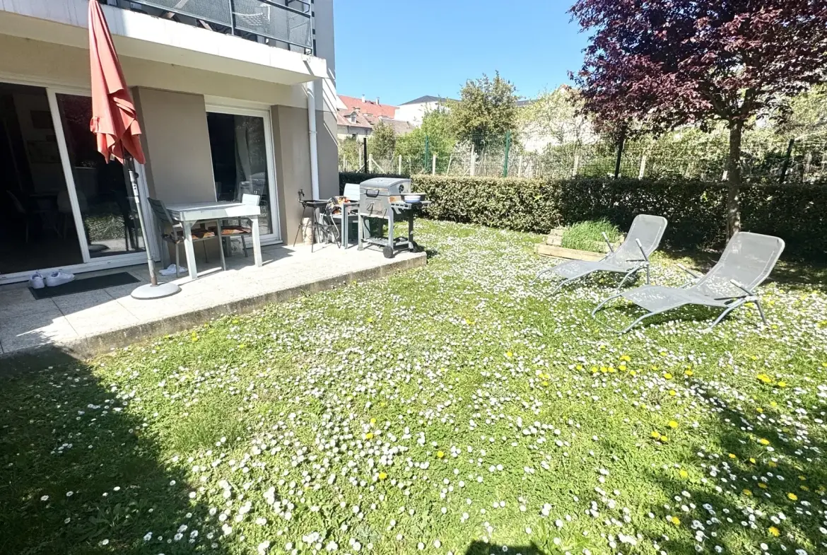 A vendre appartement T3 avec jardin privé à Mantes-la-Ville 