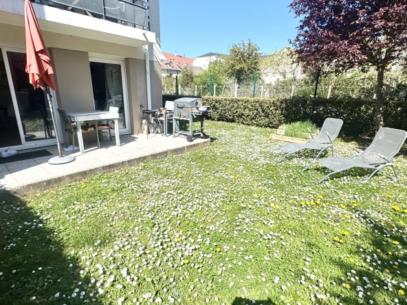 A vendre appartement T3 avec jardin privé à Mantes-la-Ville