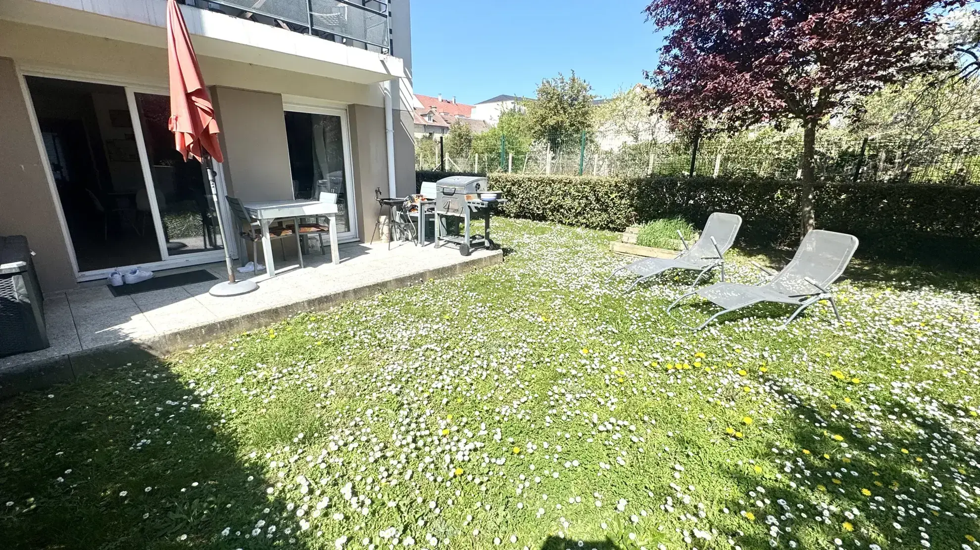 A vendre appartement T3 avec jardin privé à Mantes-la-Ville 