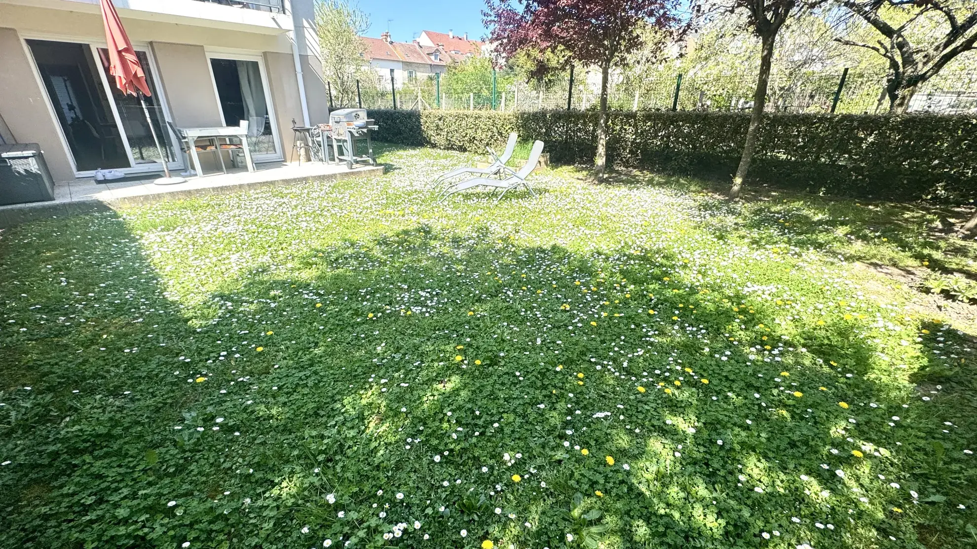A vendre appartement T3 avec jardin privé à Mantes-la-Ville 