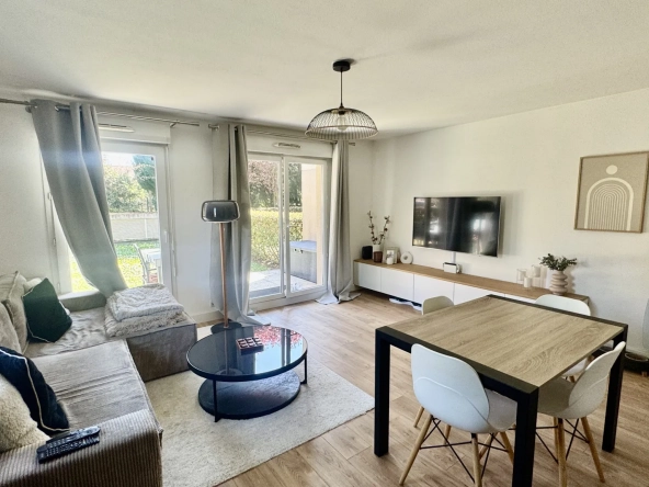 A vendre appartement T3 avec jardin privé à Mantes-la-Ville 