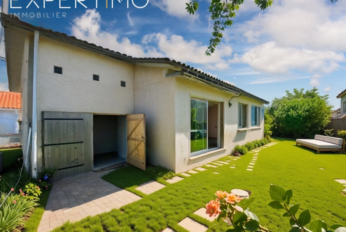 Maison spacieuse avec jardin à Meschers-sur-Gironde, 2 chambres, proche des plages 