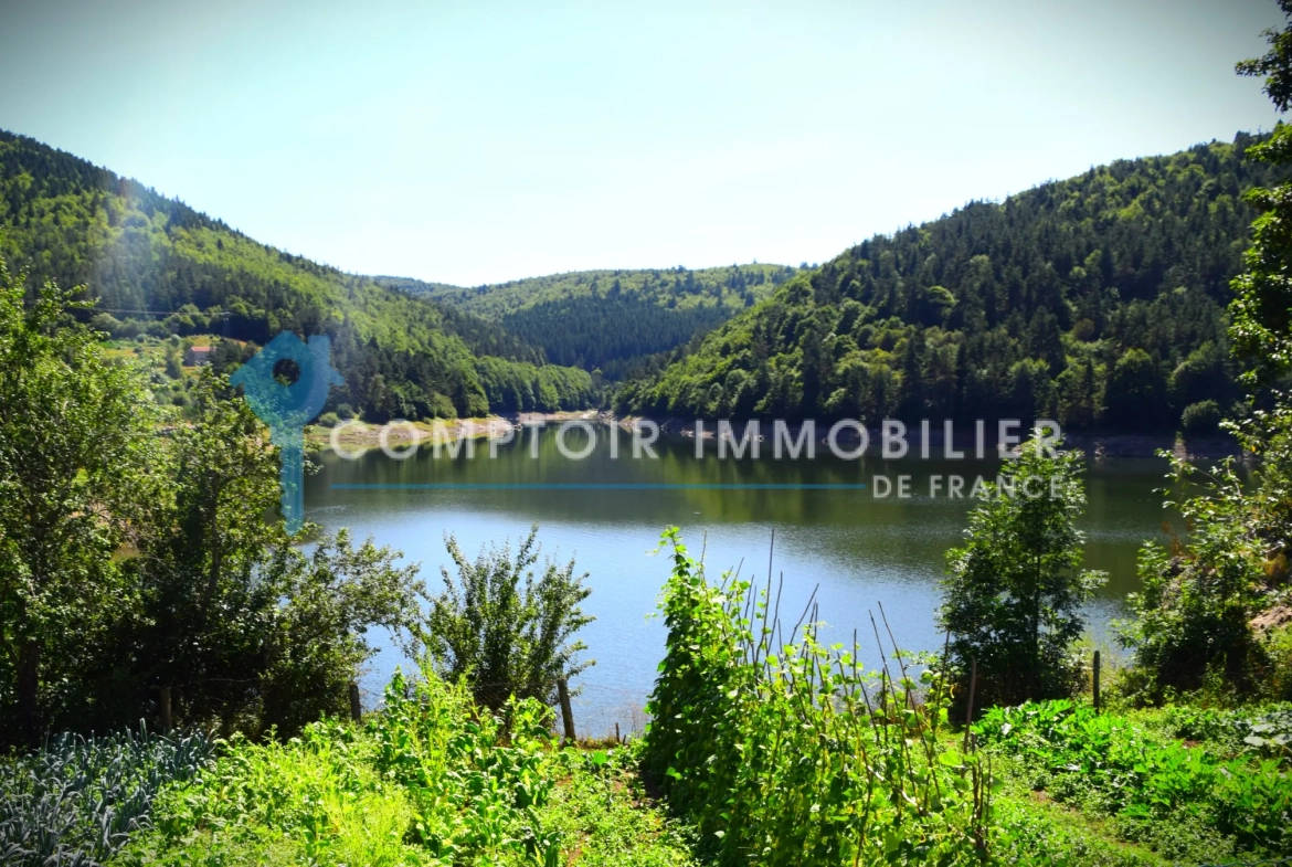 Maison en pierre avec vue lac à Saint-Cirgues-en-Montagne - Ardèche 