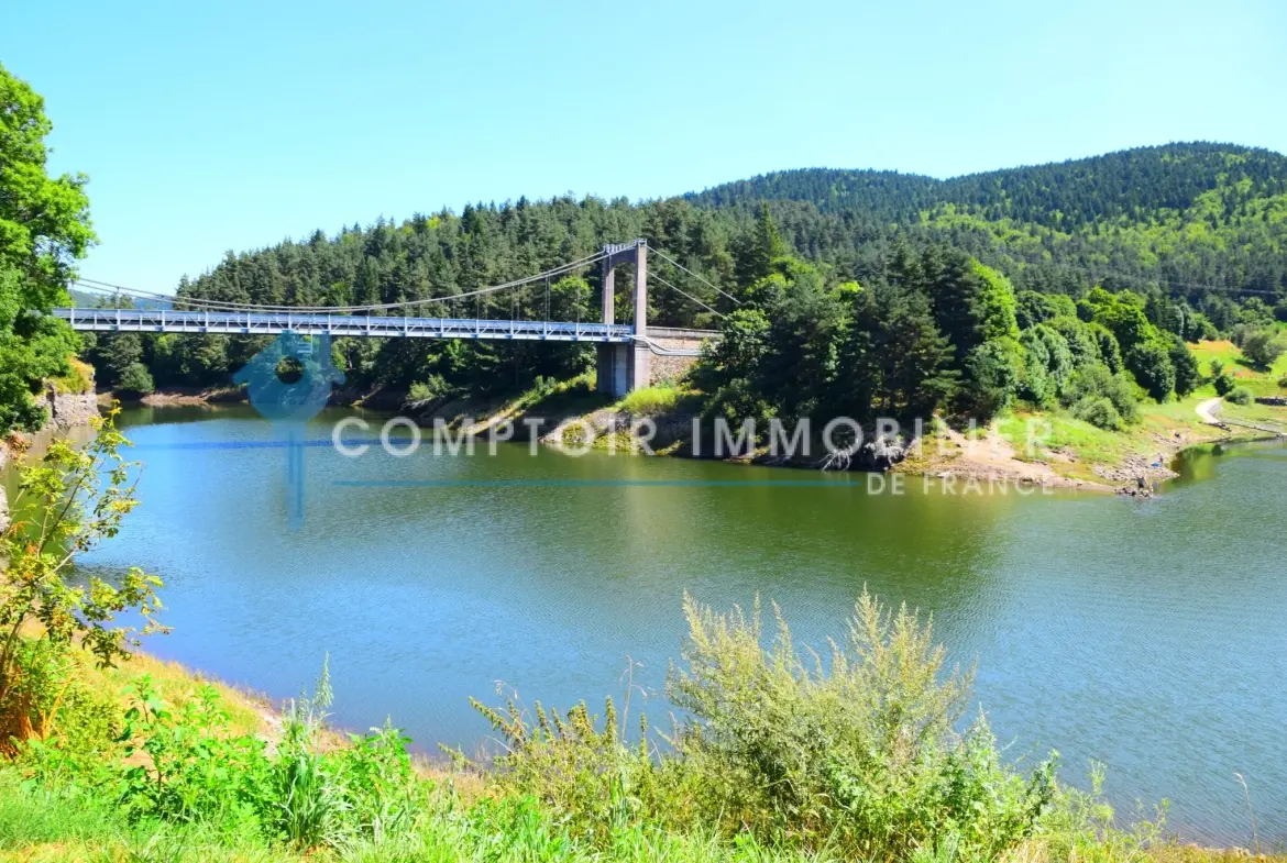 Maison en pierre avec vue lac à Saint-Cirgues-en-Montagne - Ardèche 