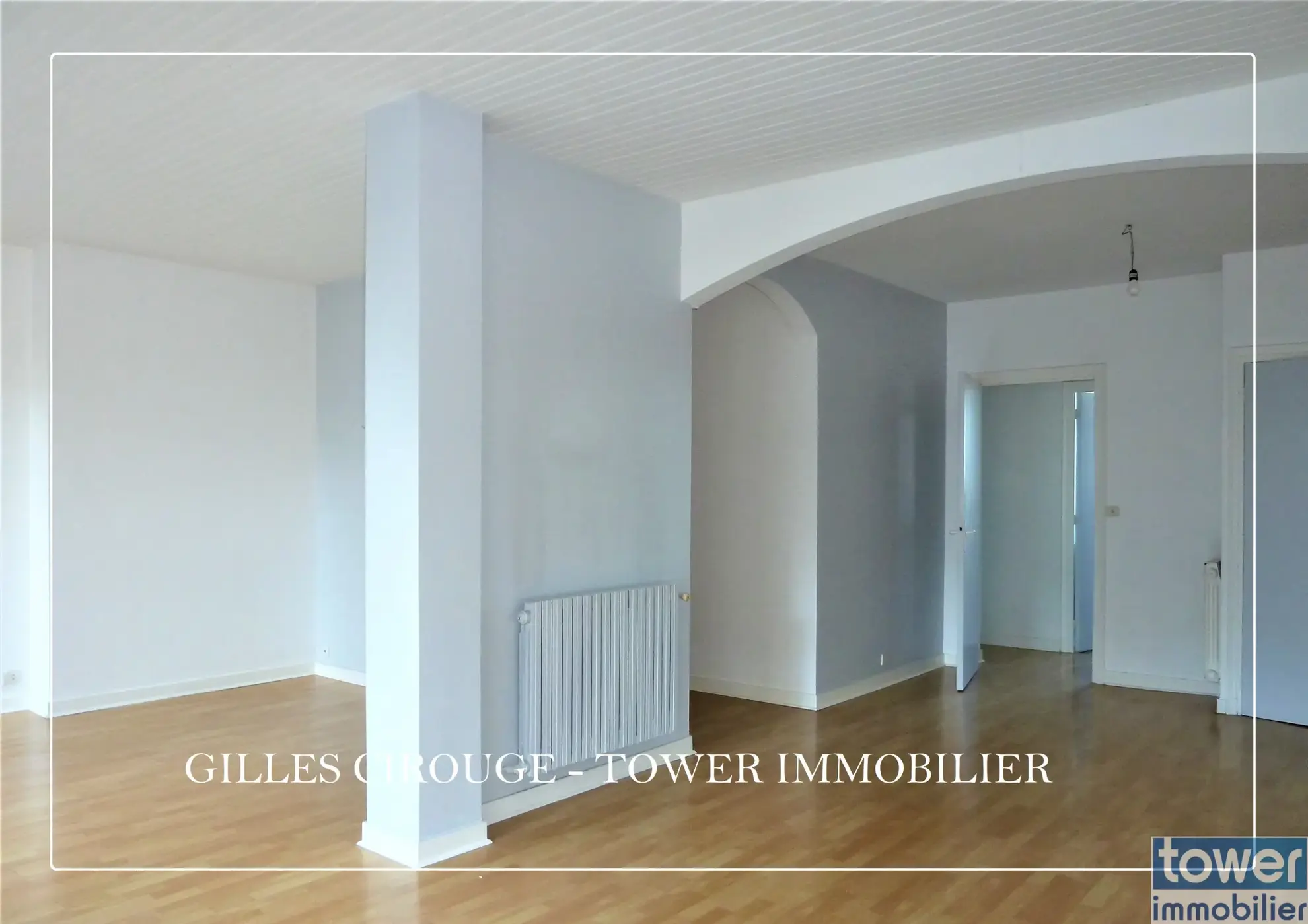 Appartement T5 lumineux de 110 m² au centre-ville de Lorient avec caves et parking 