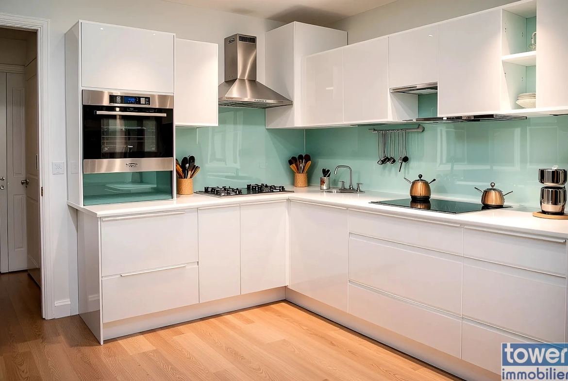 Appartement T5 lumineux de 110 m² au centre-ville de Lorient avec caves et parking 