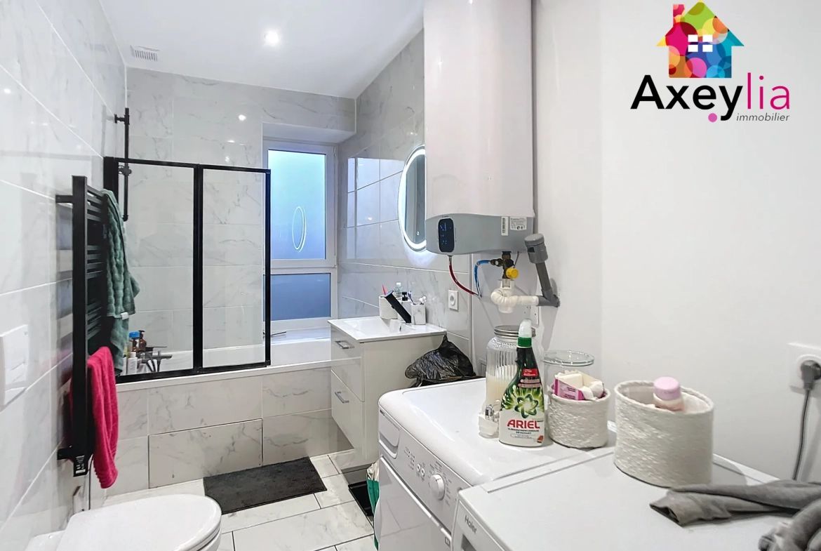 Appartement T2 rénové à Roanne proche Gare avec cave et stationnements gratuits 