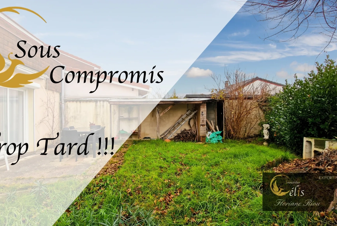 Maison mitoyenne 3 chambres avec garage et potentiel familial à Villefontaine 