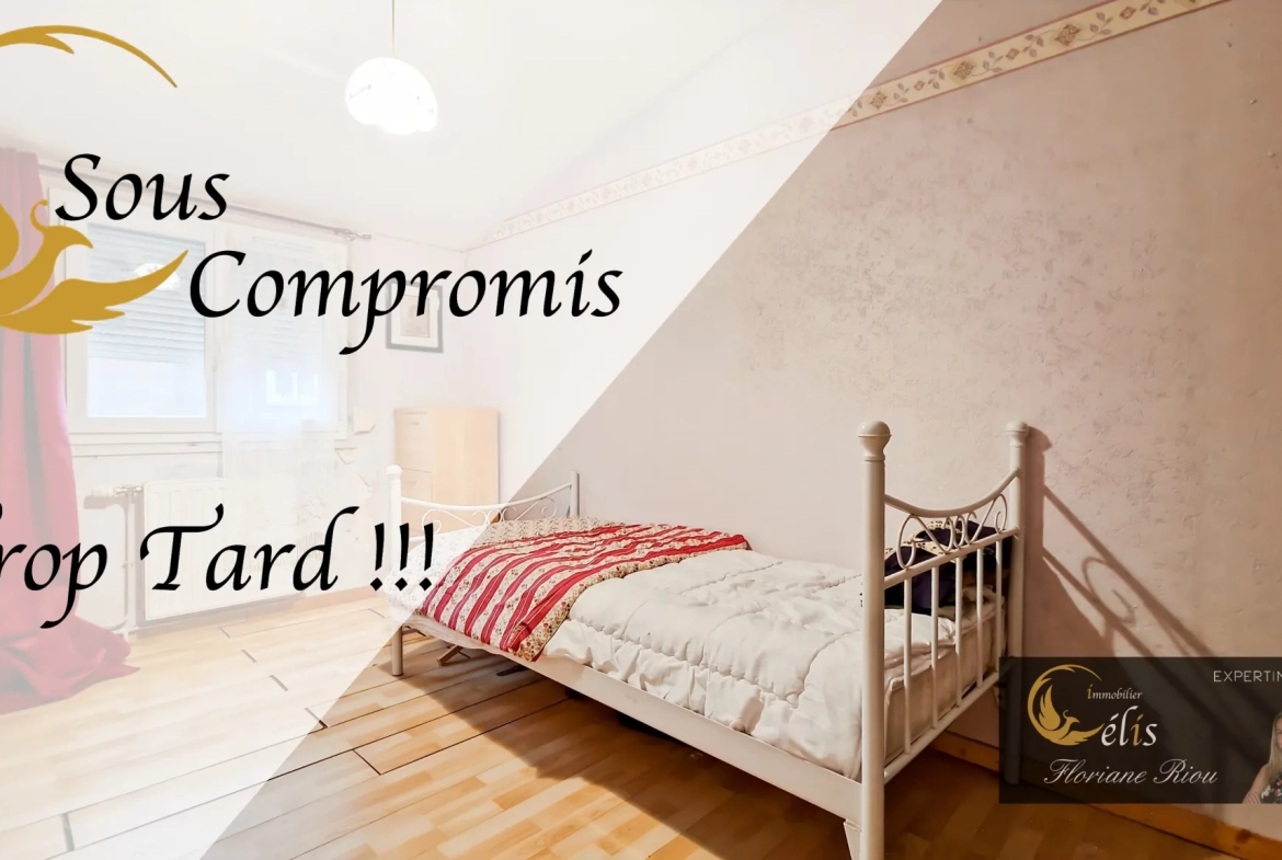 Maison mitoyenne 3 chambres avec garage et potentiel familial à Villefontaine 