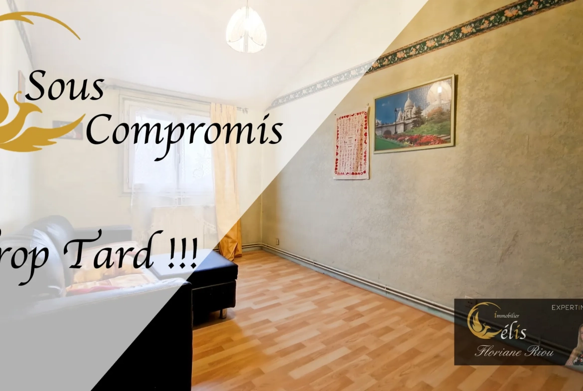 Maison mitoyenne 3 chambres avec garage et potentiel familial à Villefontaine 
