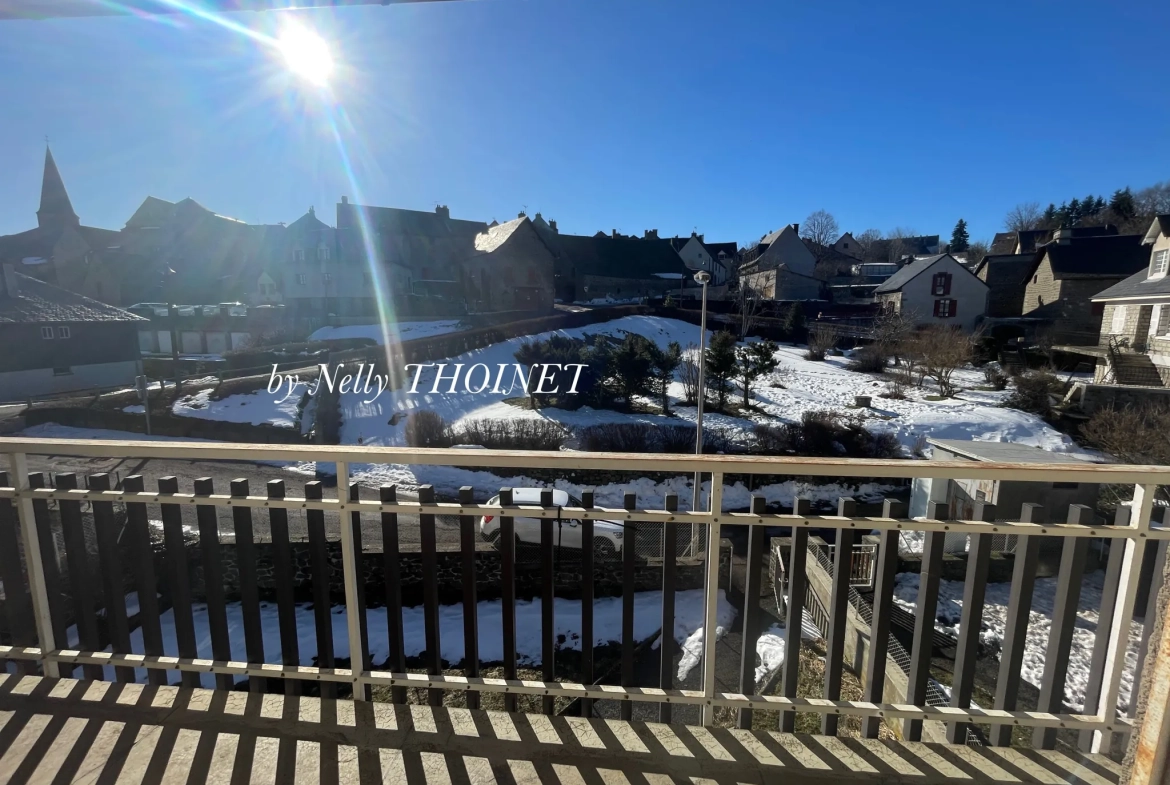 Appartement T3 avec balcon et cave à Besse et Saint-Anastaise dans le parc des Volcans 