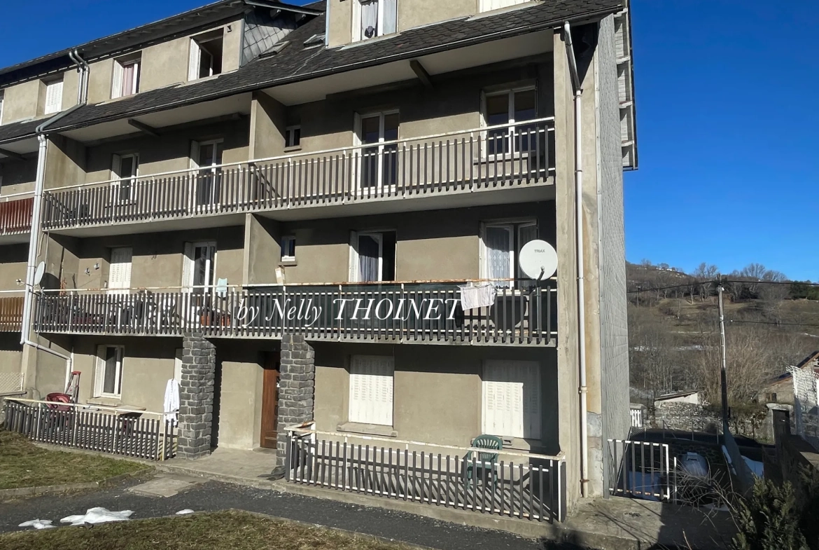 Appartement T3 avec balcon et cave à Besse et Saint-Anastaise dans le parc des Volcans 