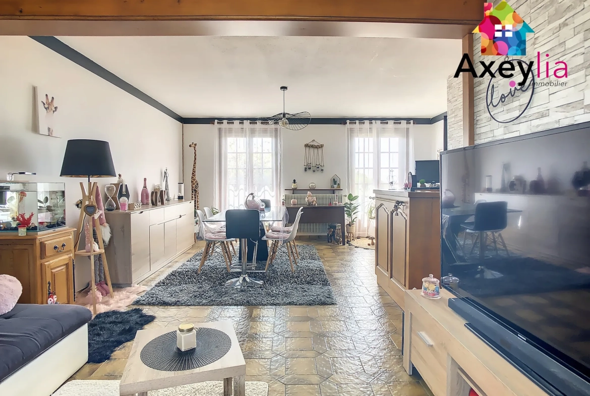 Maison familiale de 140 m² à Saint Agnan avec terrain arboré 