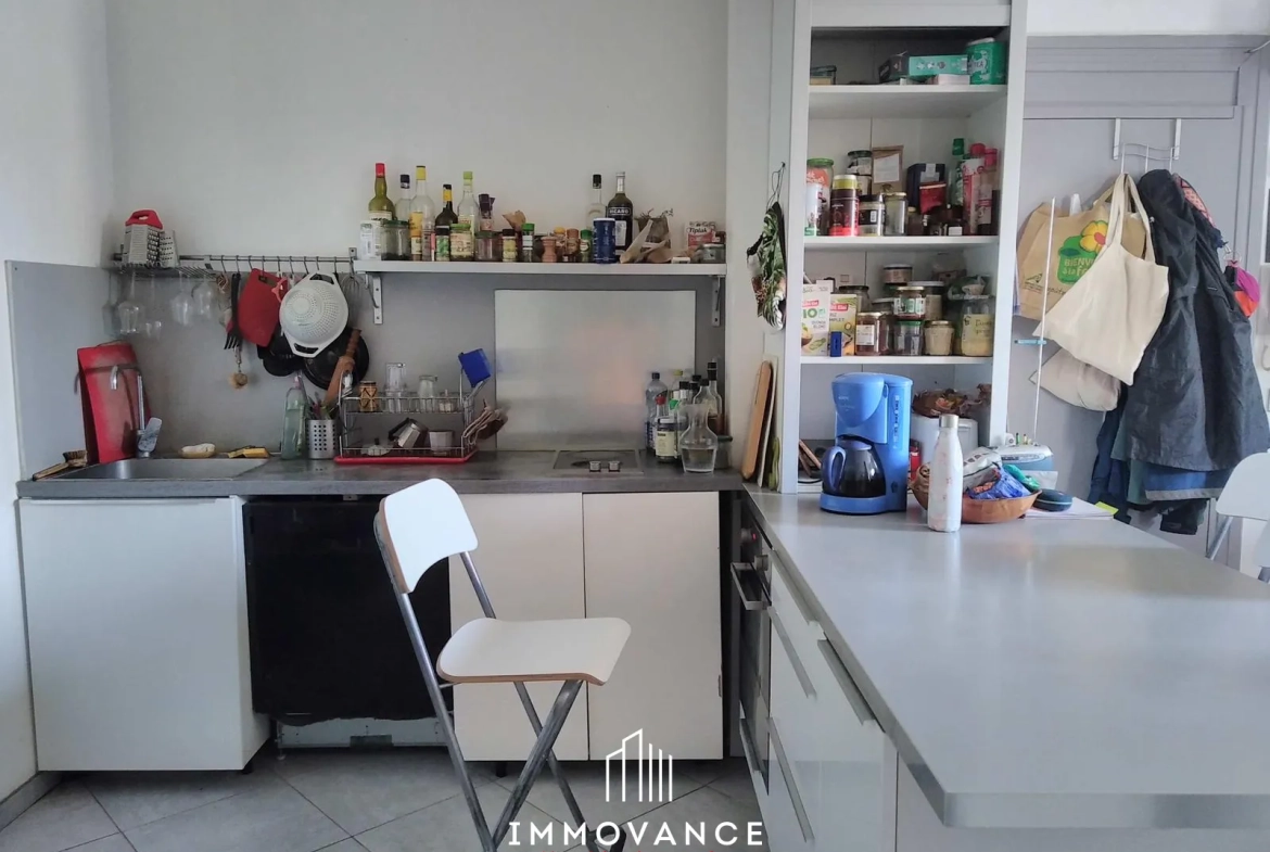 Bel appartement de 86 m² à Montpellier, quartier Figuerolles, avec charme ancien et potentiel locatif 