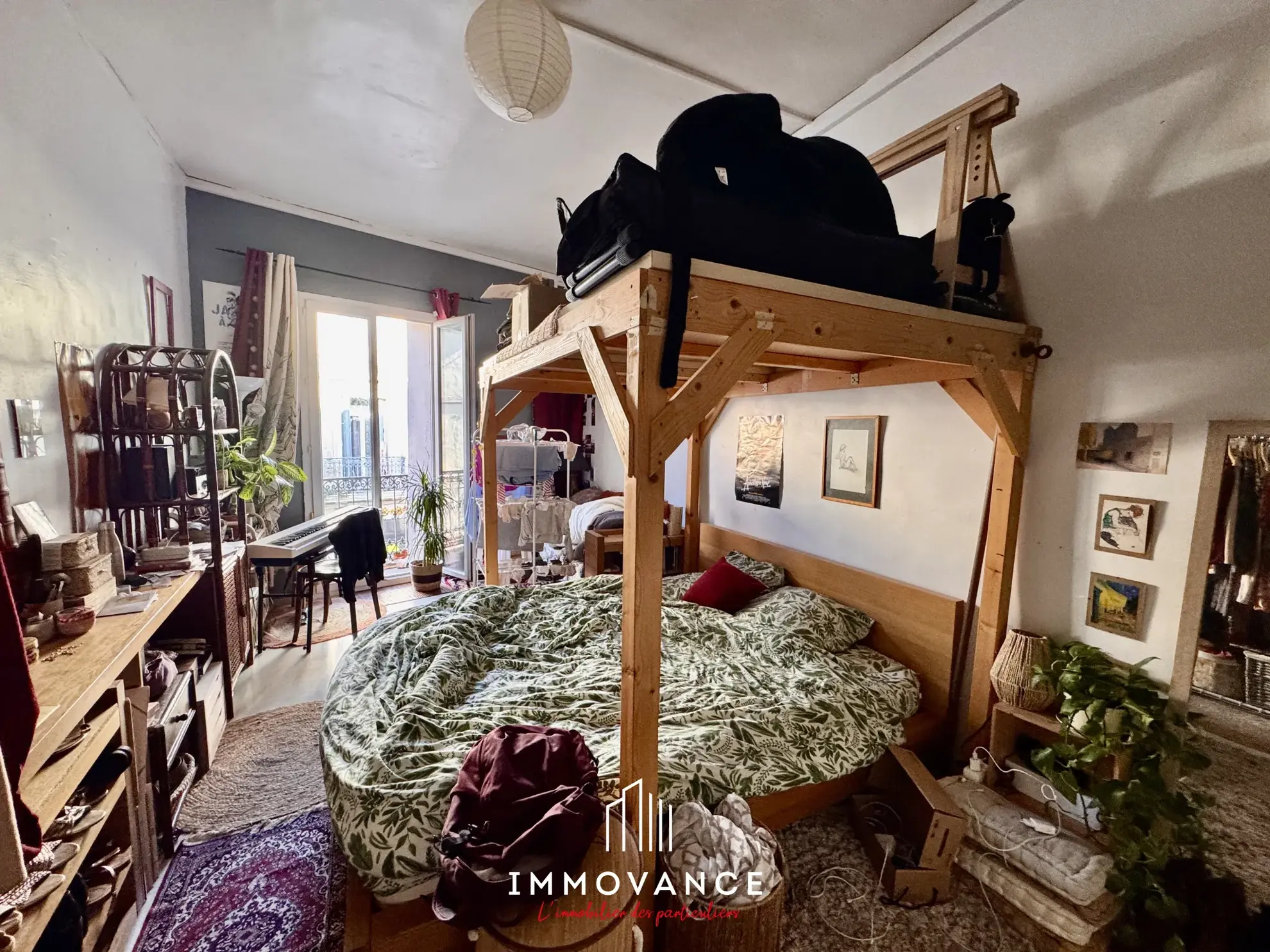 Bel appartement de 86 m² à Montpellier, quartier Figuerolles, avec charme ancien et potentiel locatif 