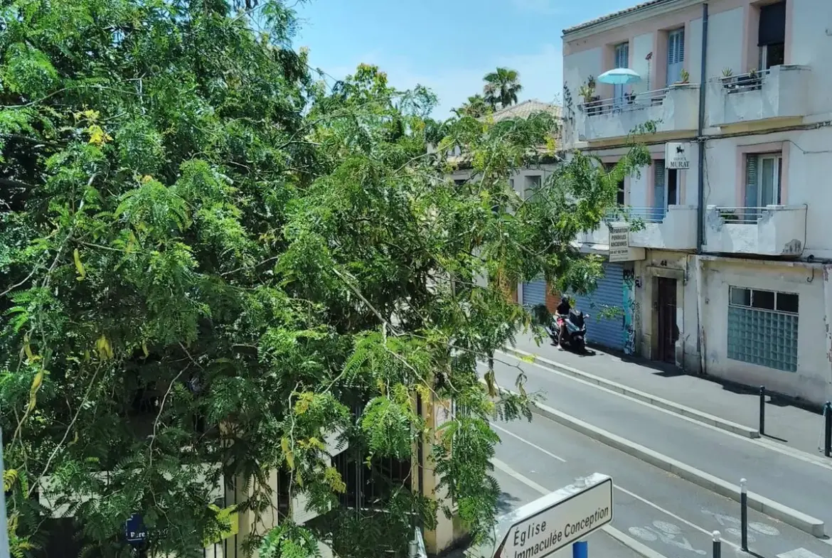 Bel appartement de 86 m² à Montpellier, quartier Figuerolles, avec charme ancien et potentiel locatif 