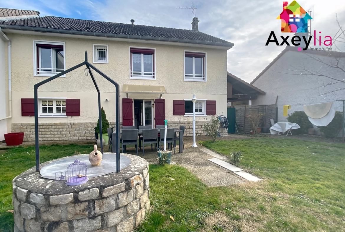 Maison rénovée avec 2 chambres, jardin et garage au Coteau 